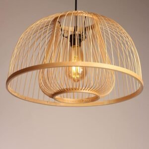 Contemporary Bamboo Wall Sconce