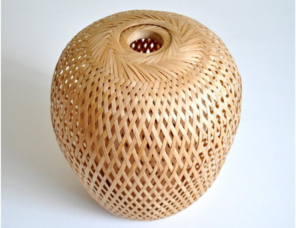 Rustic Bamboo Hanging Lamp