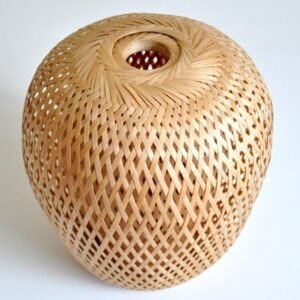Rustic Bamboo Hanging Lamp