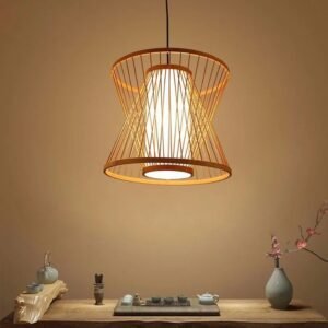 Woodland Bamboo Woven Pendant