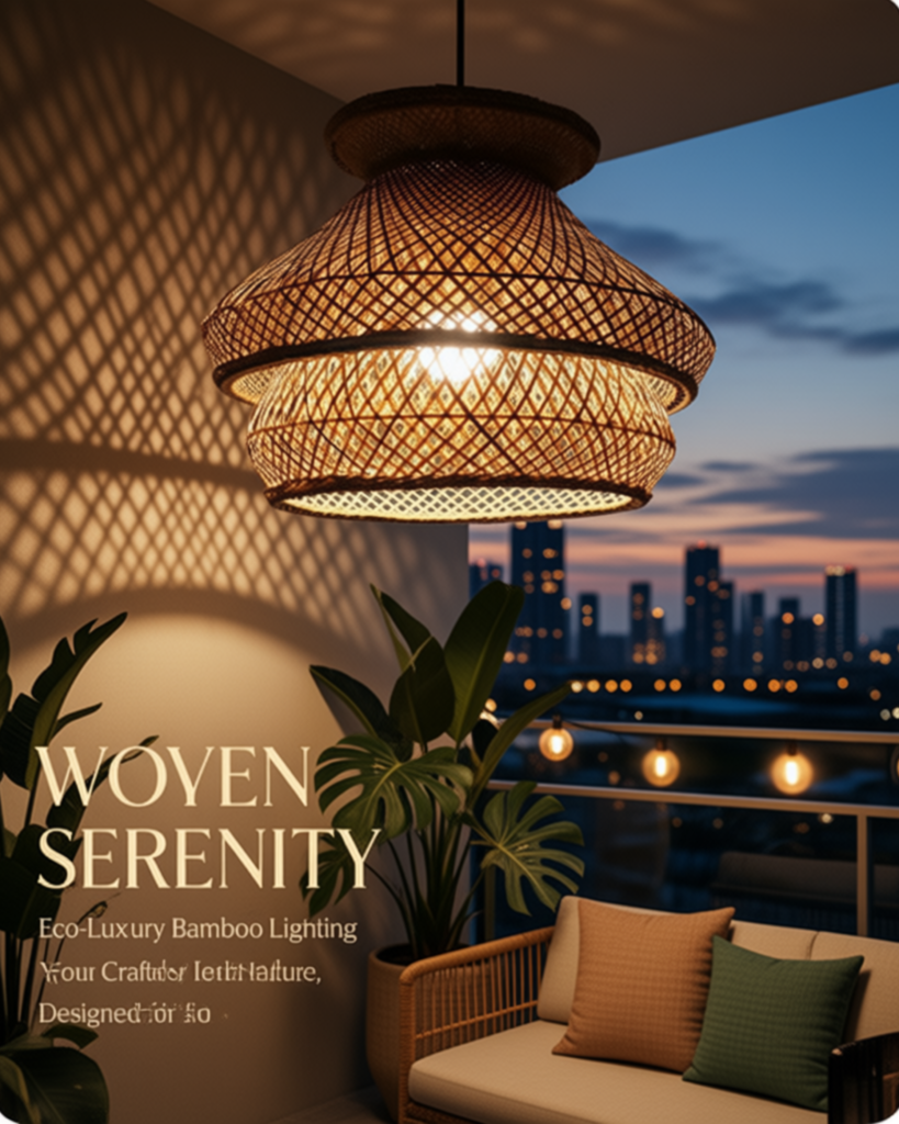 Classic Bamboo Cluster Light