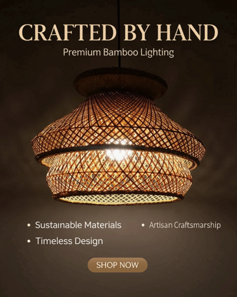 Classic Bamboo Cluster Light