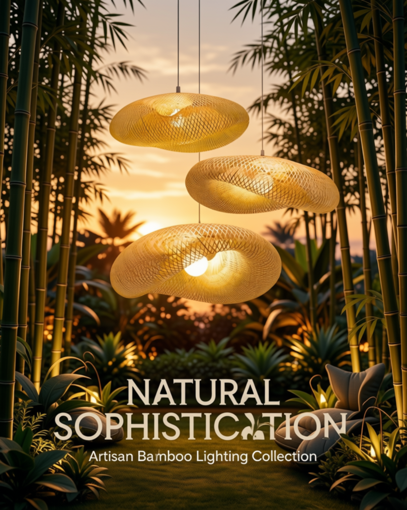 Natural Bamboo Globe Lantern
