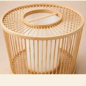 Nomad Bamboo Spiral Lamp