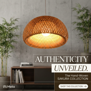 Artisan Handwoven Bamboo Pendant Lamp