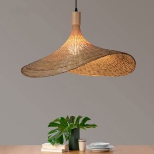 Elegant Bamboo Basket Lantern