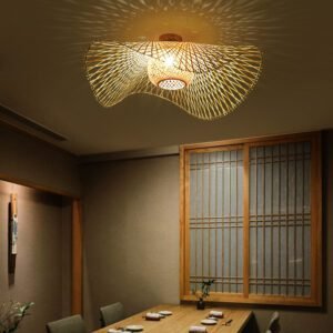 Traditional Bamboo Table Lamp