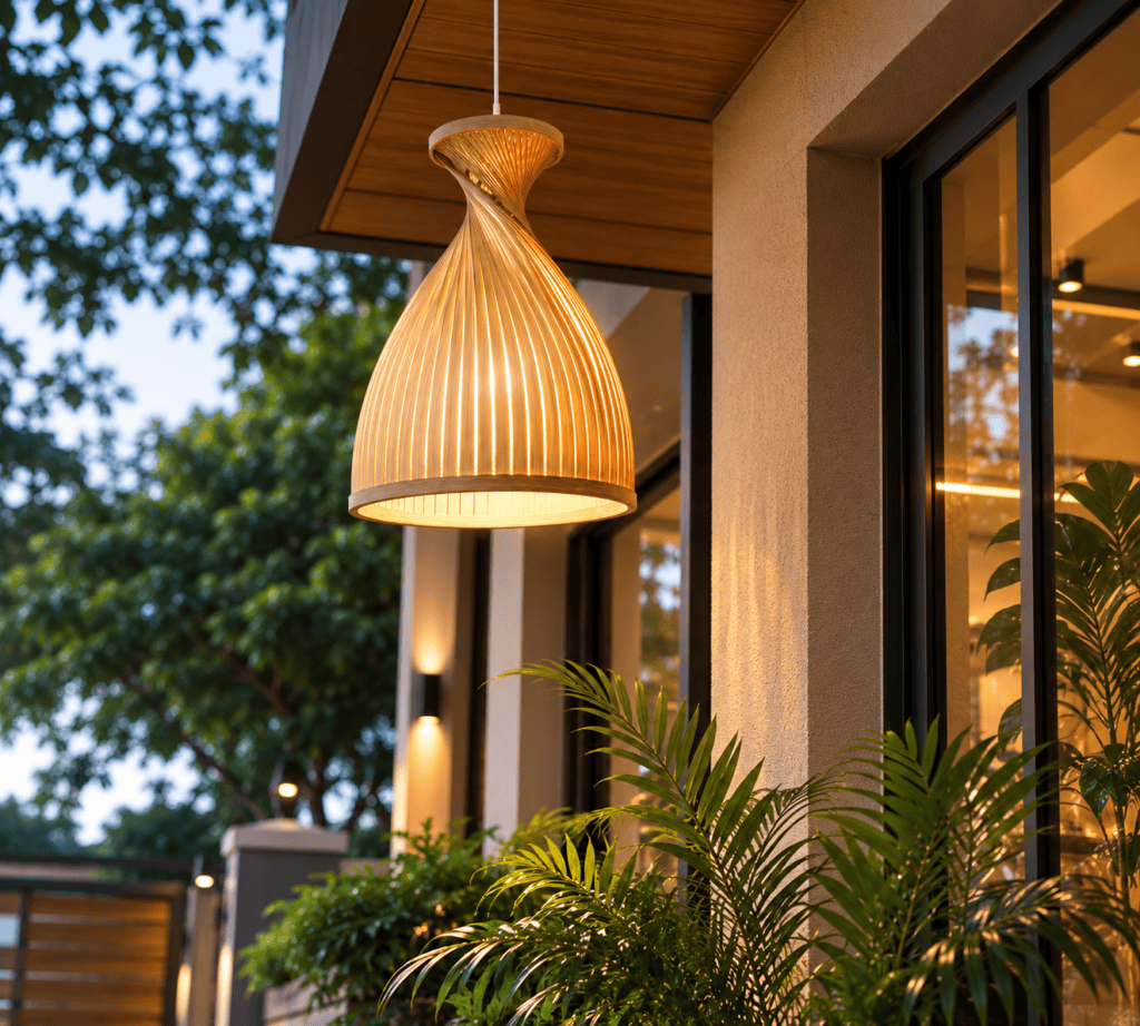 Handmade Bamboo Hanging Lamp