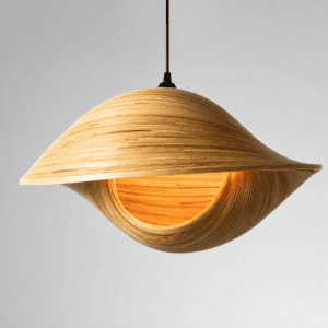 Rustic Bamboo Wall Sconce